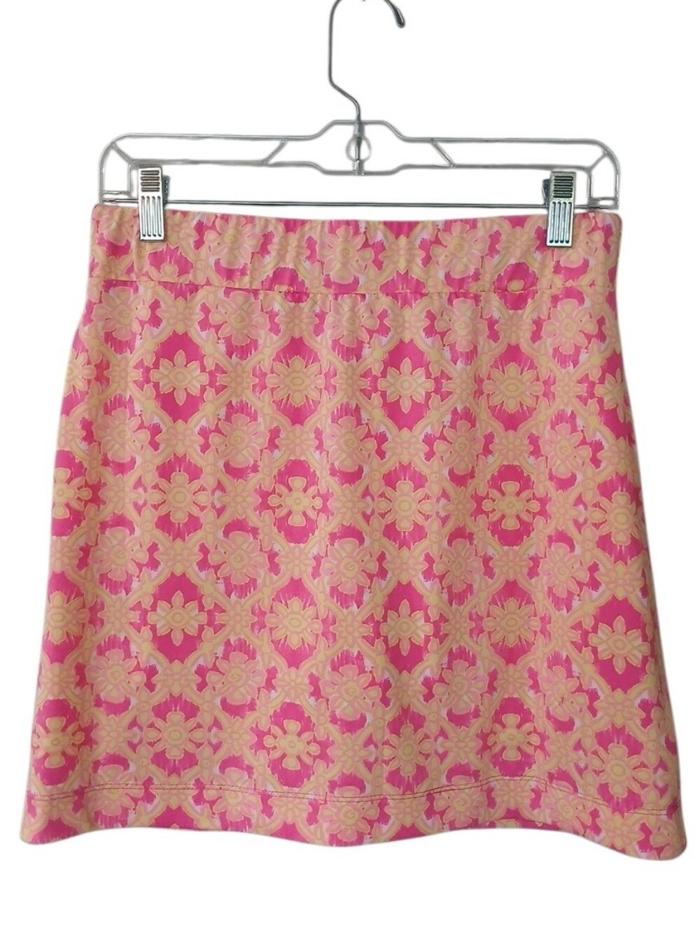 Stella Parker Bright Neon Print Athletic Skort Skirt Size Small